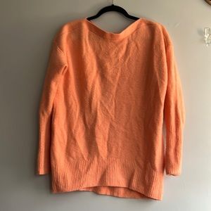 Coral Anthropologie sweater